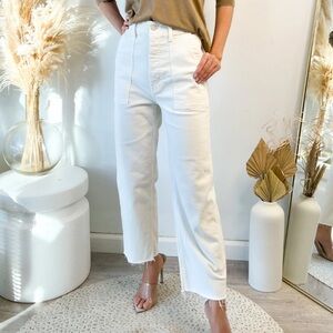 Mother The Patch Pocket Private Ankle Fray Jeans
